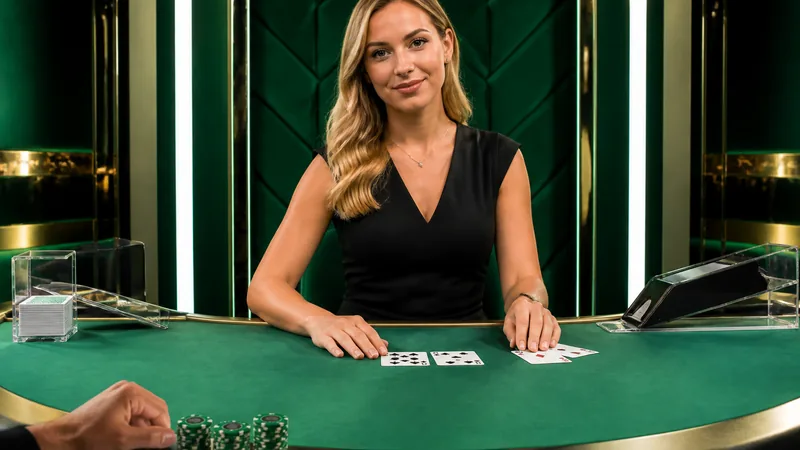 Live Blackjack table